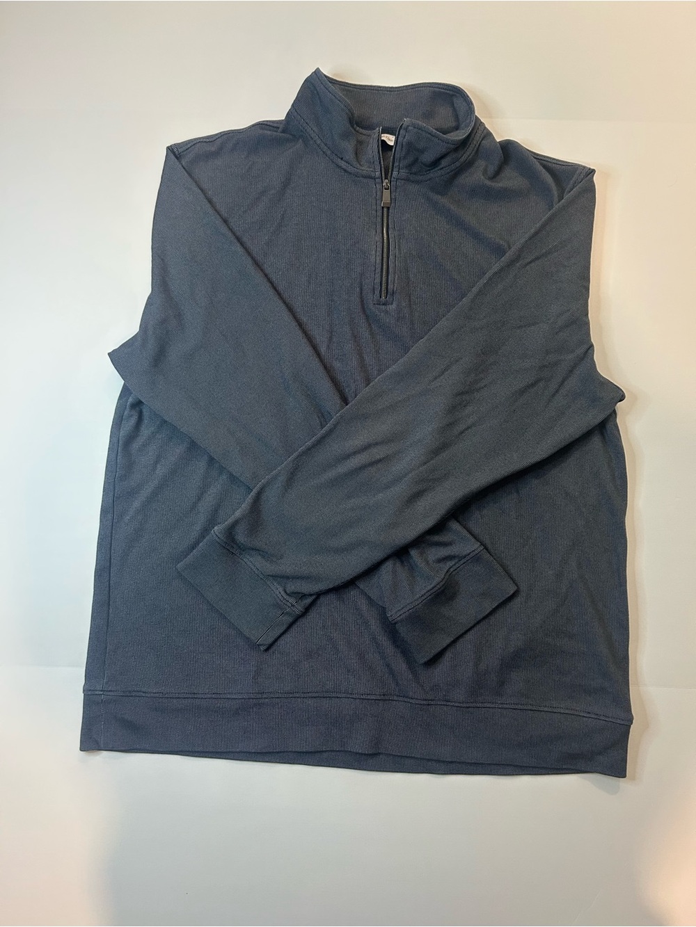 Men's Calvin Klein Quarter-Zip Pullover Sweater - Dark Gray